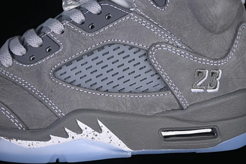 All categories Air Jordan Jordan series basketball shoes Air Jordan 5 Air Jordan 5 "Wolf Grey" AJ5 Joe 5 Wolf Gray first layer basketball shoes DD0587-002